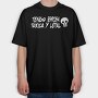 Neon Wolf Howl 23, Tricou Oversize Barbati (Unisex)