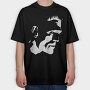Neon Wolf Howl 30, Tricou Oversize Barbati (Unisex)