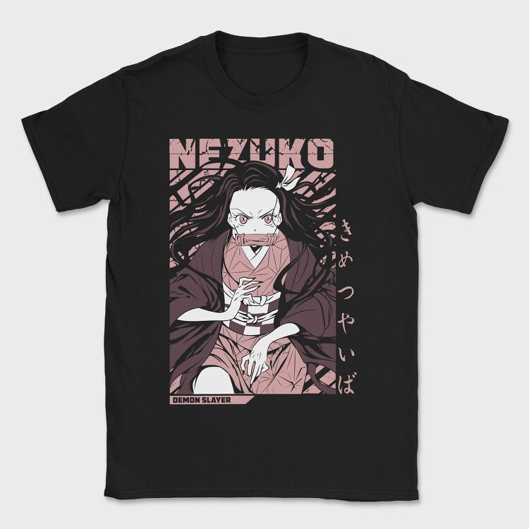 Nezuko Demon Slayer, Tricou Barbati (Unisex)