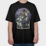 Spacewalk Astronaut, Tricou Oversize Barbati (Unisex)