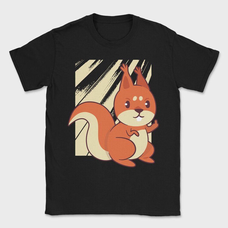 Squirrel, Tricou Barbati (Unisex)