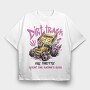 Sprint Car, Tricou Oversize Barbati (Unisex)