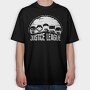 Neon Wolf Howl 31, Tricou Oversize Barbati (Unisex)