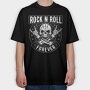 Rock N Roll Forever, Tricou Oversize Barbati (Unisex)