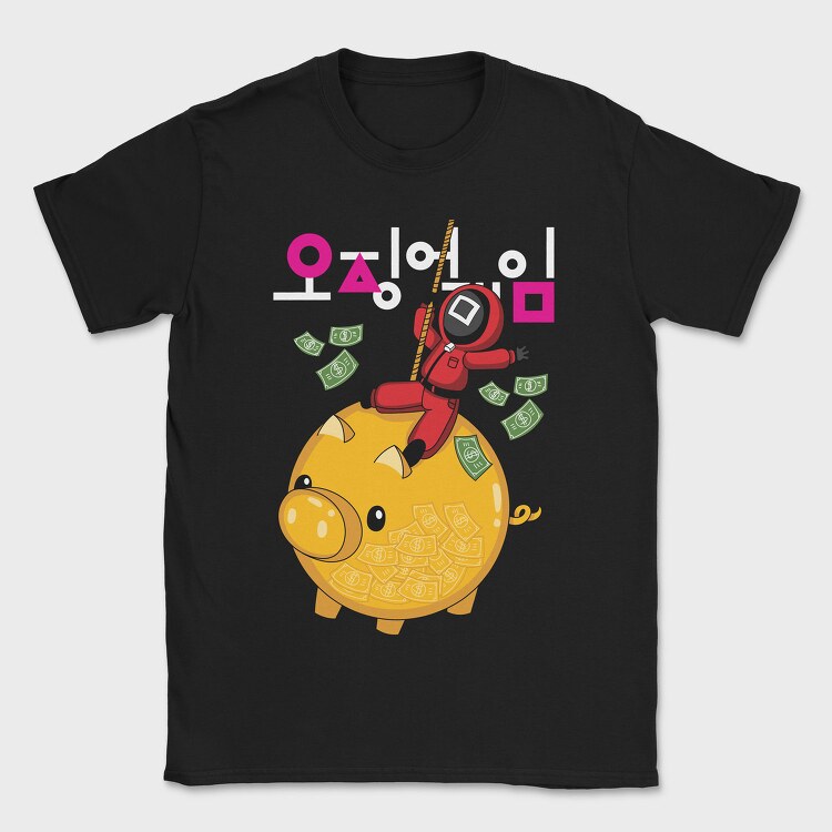 Piggy Bank Climb, Tricou Barbati (Unisex)
