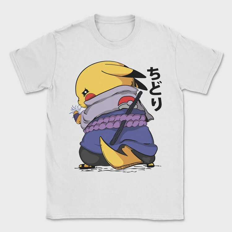 Pikachu Chidori, Tricou Barbati (Unisex)
