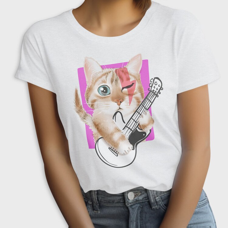 Cat Guitar Dreams, Tricou Femei