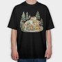 Fairy Forest Friends, Tricou Oversize Barbati (Unisex)