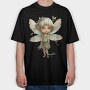 Fairy Garden Tale, Tricou Oversize Barbati (Unisex)