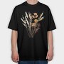 Fall Feather Bouquet, Tricou Oversize Barbati (Unisex)