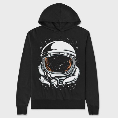 Astronaut Abstract, Hanorac Oversize Barbati (Unisex)