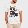 Cat Rockstar, Tricou Barbati (Unisex)