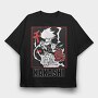 Red Ninja Storm, Tricou Oversize Barbati (Unisex)