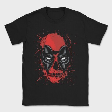 Red Skull Splatter, Tricou Barbati (Unisex)
