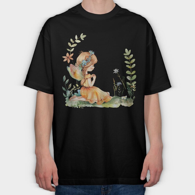 Fairy Nest Sweetness, Tricou Oversize Barbati (Unisex)