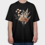 Fall Floral Bouquet, Tricou Oversize Barbati (Unisex)