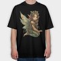 Fairy Garden Xmas, Tricou Oversize Barbati (Unisex)