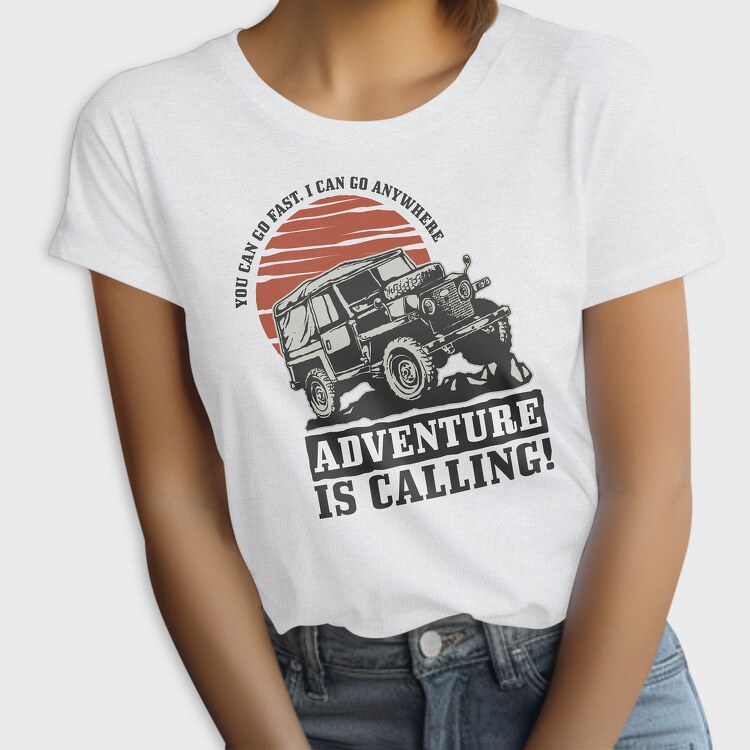 Adventure Calling Jeep, Tricou Femei