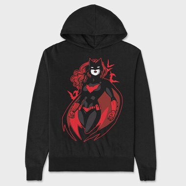 Red Wolf Howl, Hanorac Oversize Barbati (Unisex)