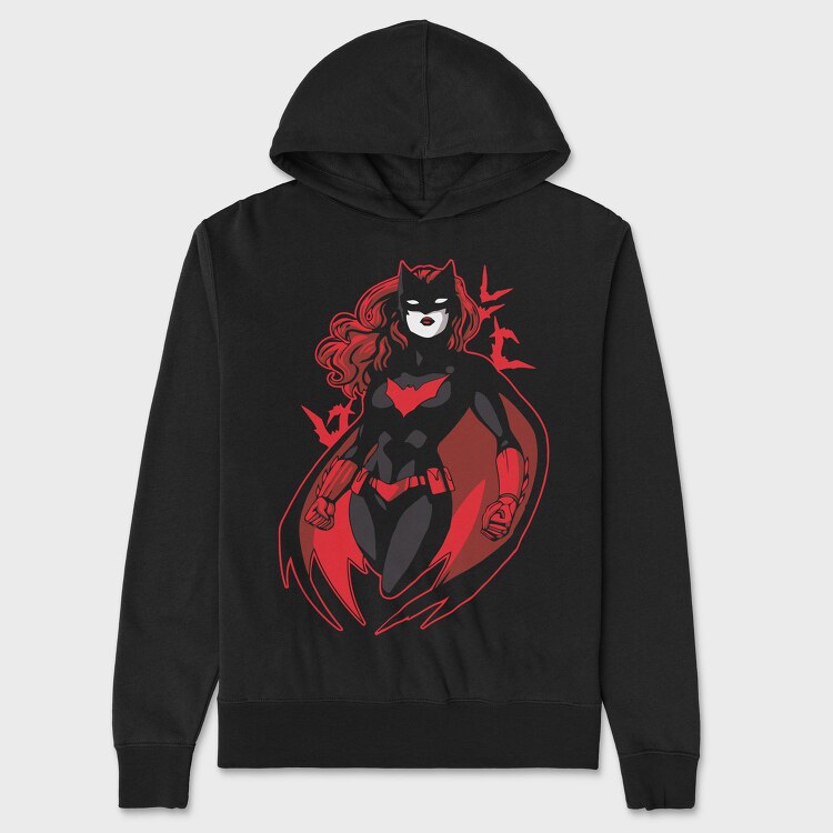 Red Wolf Howl, Hanorac Oversize Barbati (Unisex)