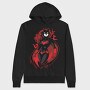 Red Wolf Howl, Hanorac Oversize Barbati (Unisex)