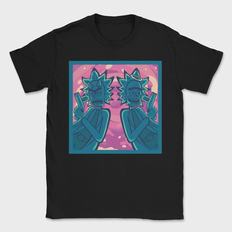 Rick And Morty Guns, Tricou Barbati (Unisex)