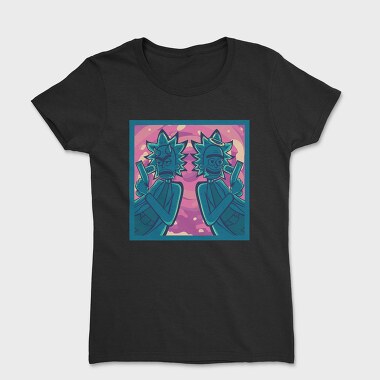 Rick And Morty Guns, Tricou Femei