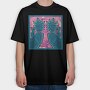 Rick And Morty Guns, Tricou Oversize Barbati (Unisex)