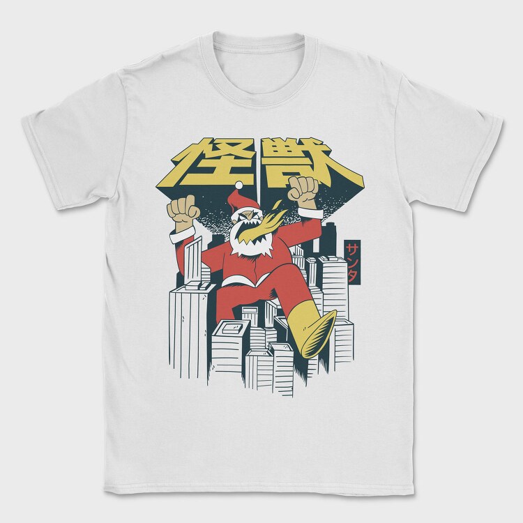 Santa Fist City, Tricou Barbati (Unisex)