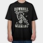 Downhill Racing Maniac, Tricou Oversize Barbati (Unisex)