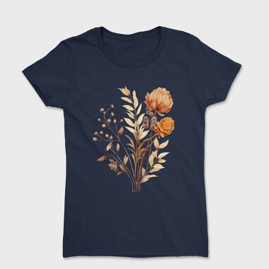 Fall Floral Nest, Tricou Femei