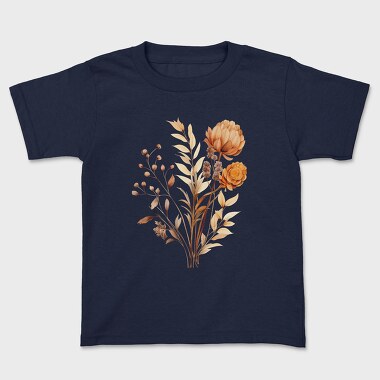Fall Floral Nest, Tricou Copii