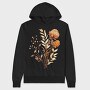 Fall Floral Nest, Hanorac Oversize Barbati (Unisex)