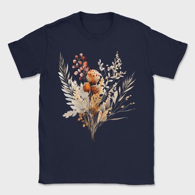 Fall Floral Serenity, Tricou Barbati (Unisex)