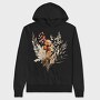 Fall Floral Serenity, Hanorac Oversize Barbati (Unisex)