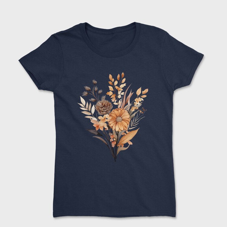 Fall Foliage Bouquet, Tricou Femei