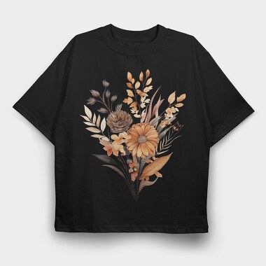 Fall Foliage Bouquet, Tricou Oversize Barbati (Unisex)