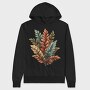 Fall Leaves Bouquet, Hanorac Oversize Barbati (Unisex)
