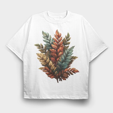 Fall Leaves Bouquet, Tricou Oversize Barbati (Unisex)