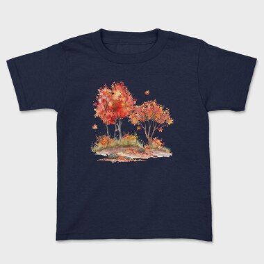 Fall Leaves Trees, Tricou Copii