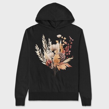 Fall Wild Bouquet, Hanorac Oversize Barbati (Unisex)