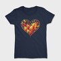 Fallen Leaves Heart, Tricou Femei