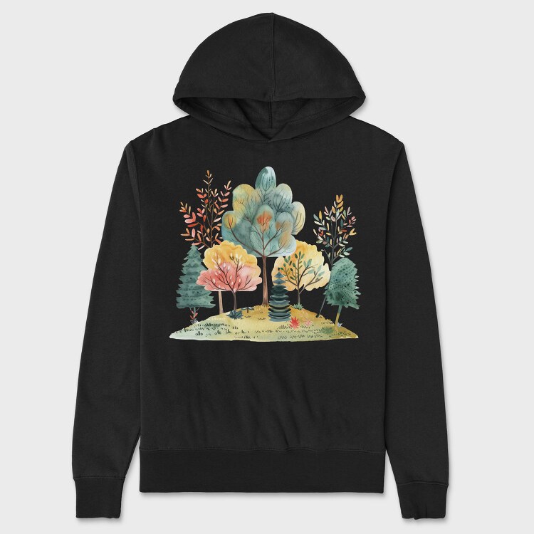Fallen Leaves Symphony, Hanorac Oversize Barbati (Unisex)