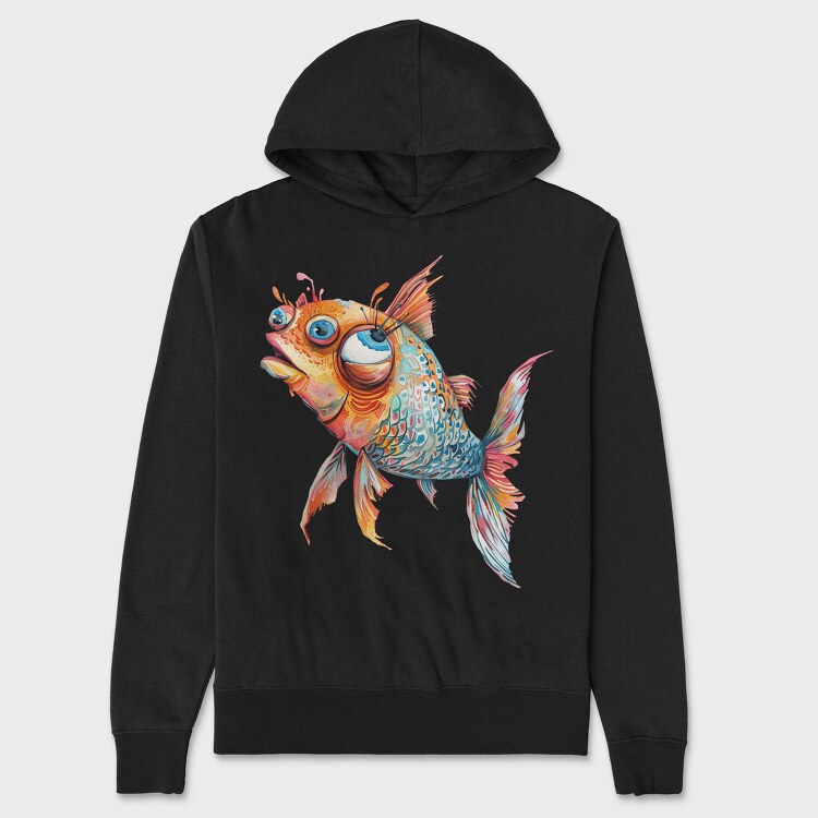 Fancy Fish Friend, Hanorac Oversize Barbati (Unisex)
