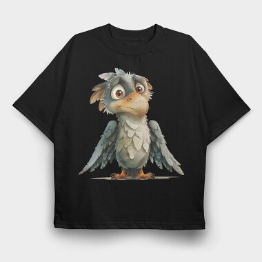 Fantasy Eagle Garden, Tricou Oversize Barbati (Unisex)