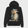 Fantasy Eagle Gnome, Hanorac Oversize Barbati (Unisex)