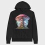 Fantasy Fungus Glow, Hanorac Oversize Barbati (Unisex)