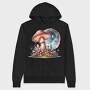 Fantasy Mushroom Cloud, Hanorac Oversize Barbati (Unisex)