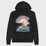 Fantasy Mushroom Glow, Hanorac Oversize Barbati (Unisex)