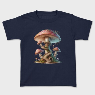Fantasy Mushroom Stairs, Tricou Copii